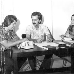 Reunião em que foi constituída a Associação dos Empregados da FJP (1973)