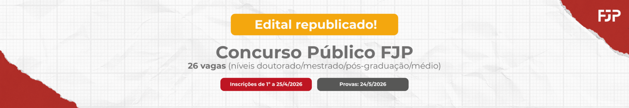 Concurso FJP 2026