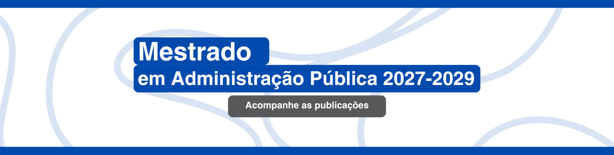 Mestrado FJP - 2027-2029